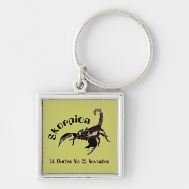Scorpion 24 oct. - 22 nov. Porte-clés (Devant)