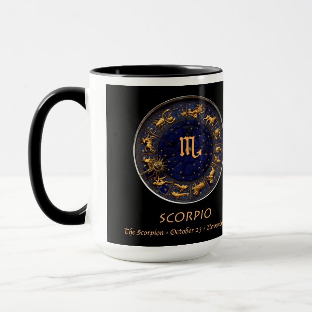 Scorpion astrologique de tasse de café de Paul (Gauche)