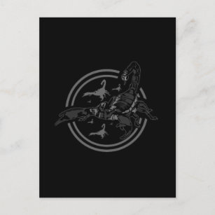 Scorpion GRAY Postkarte
