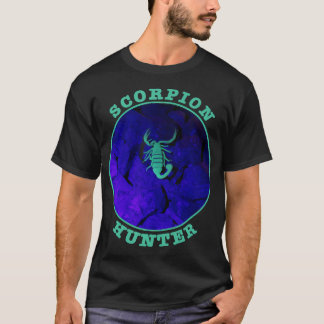 Scorpion Hunter Arachnids Night Watch Design T-Shirt