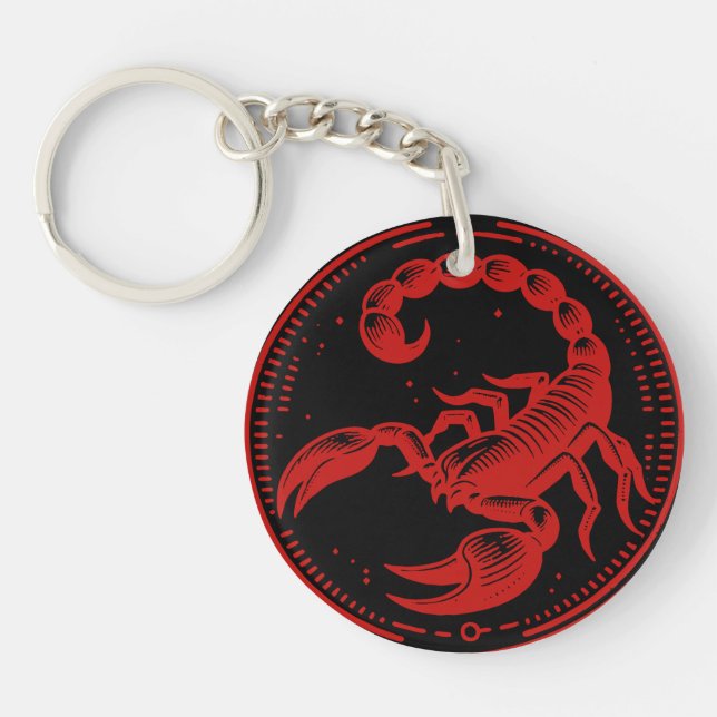 Scorpion rouge Astrologie Scorpion SIGNE Zodiaque (Devant)
