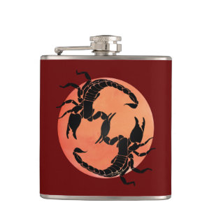 Scorpion Tribal Graphic Design Flachmann