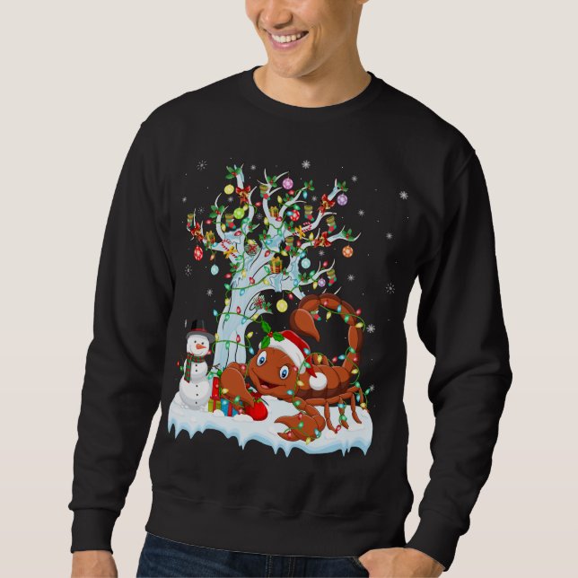 Scorpion Xmas Element Tree Lighting Scorpion Chris Sweatshirt (Vorderseite)