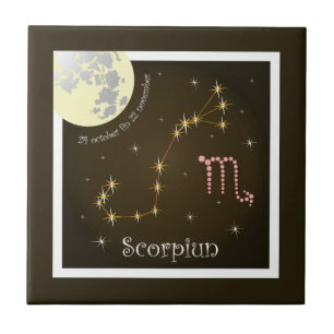 Scorpiun 24 october fin 22 november Fotofliese Fliese