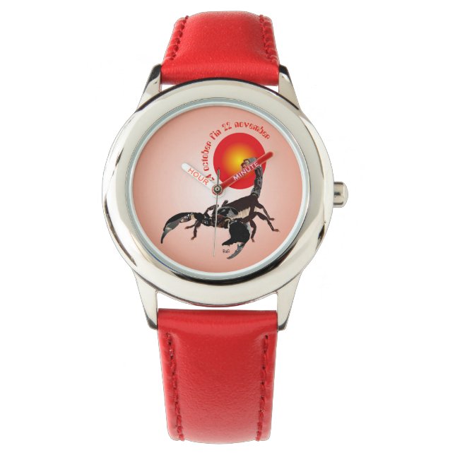 Scorpiun 24 october fin 22 november Uhr (Vorderseite)