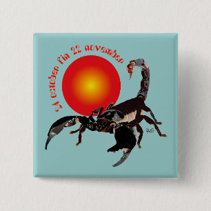 Scorpiun 24 Oktober fin 22 november Buttons
