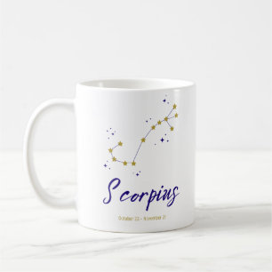Scorpius Zodiac Constellation Star Horoscope Astro Kaffeetasse