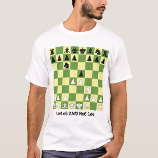 Scotch Game Schach Opening Shirt Schach Geschenk