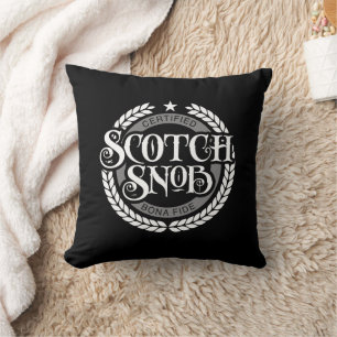 Scotch Snob - lustiger Whiskey-Drinker Kissen