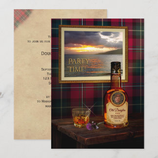 Scotch Whisky Birthday Invitation (anpassbar) Einladung