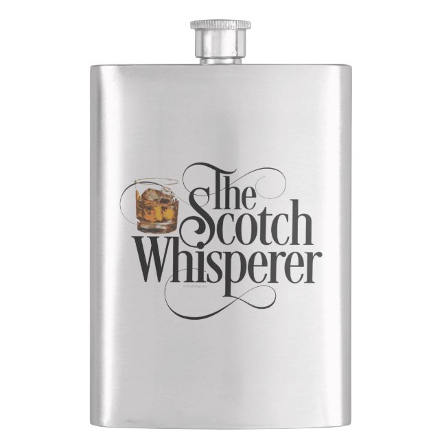 Scotch Whisperer Hip Flask Flachmann (Vorderseite)