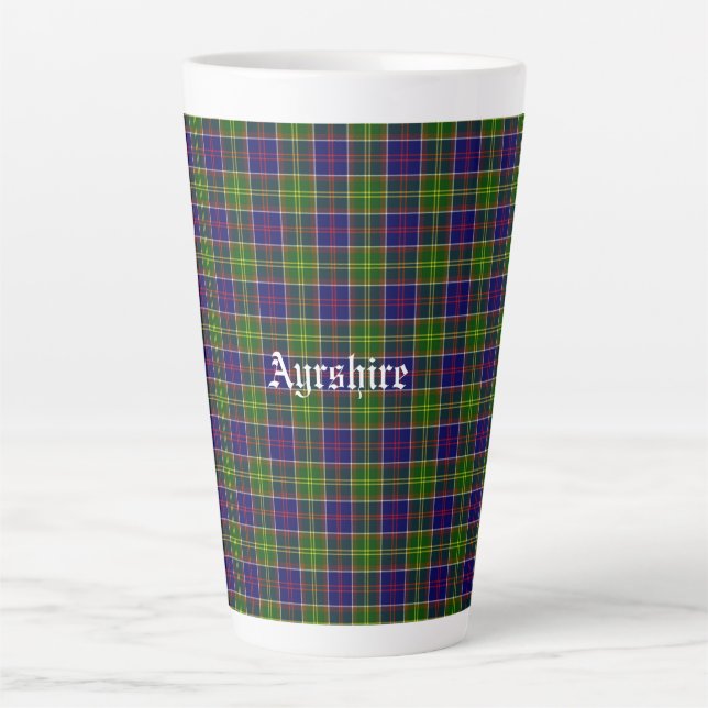 Scotland Ayrshire District Tartan Milchtasse (Vorderseite)