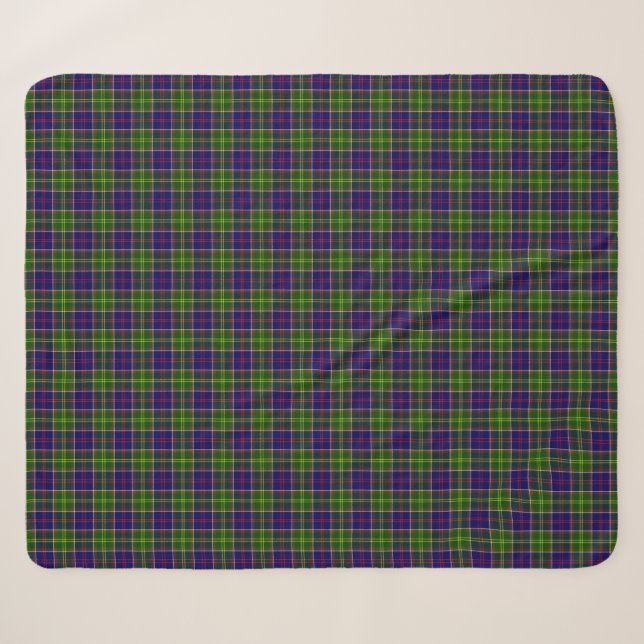 Scotland Ayrshire District Tartan Sherpadecke (Vorderseite (Horizontal))