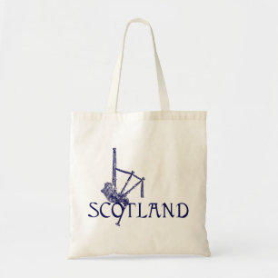 Scotland Bagpipes, Scottish Design Tragetasche