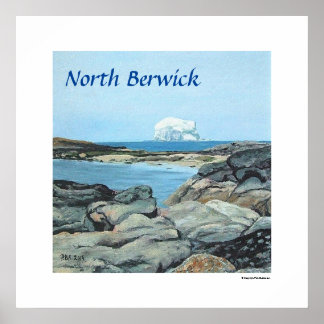 Scotland Bass Rock North Berwick von Pola.B.Alex Poster