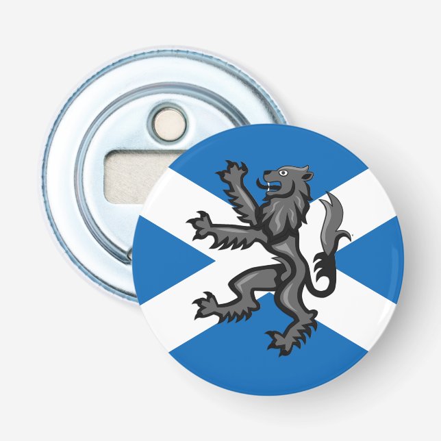 Scotland Bottle Opener, Scottish Flag, Rampant Flaschenöffner (Vorderseite)