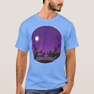 scotland By night avec Palms T-Shirt