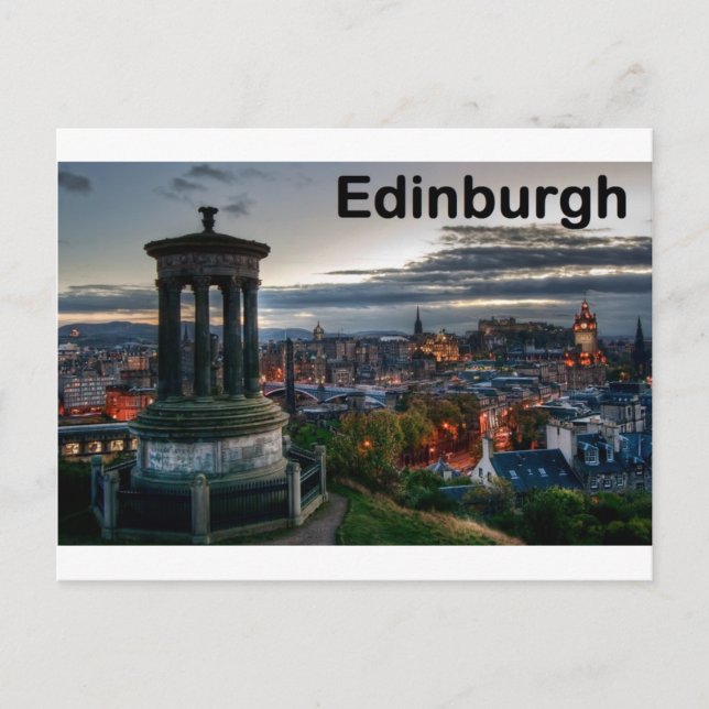 Scotland Edinburgh Skyline (St.K. Postkarte (Vorderseite)