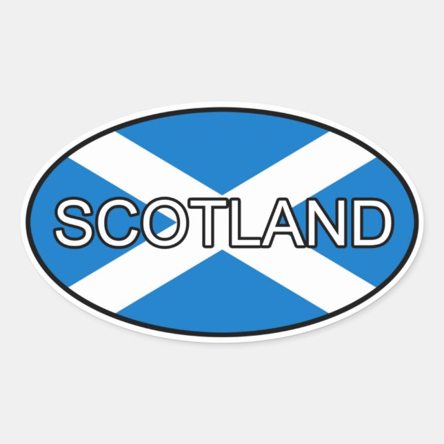 Scotland Euro Sticker (Vorderseite)