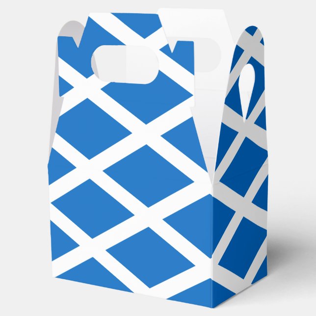 Scotland Flag Design Geschenkschachtel (Geöffnet)