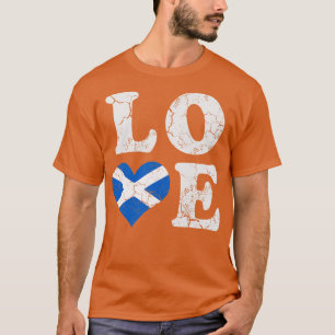 Scotland Flag Liebe Scottish Schotte Family Herita T-Shirt