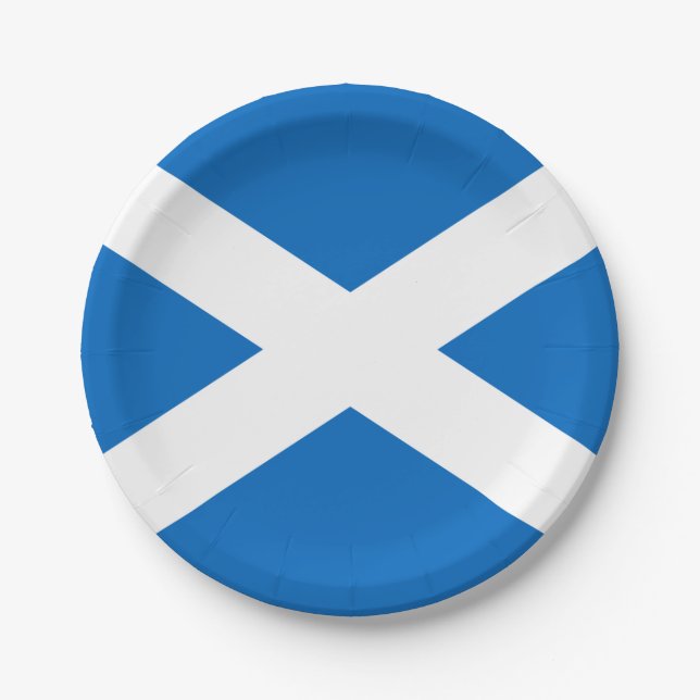 Scotland flag Paper Plate Pappteller (Vorderseite)