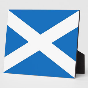 Scotland Flag Plaque Fotoplatte