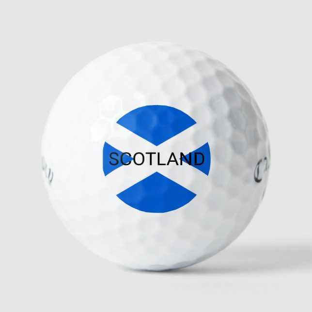 Scotland Flag Scotland css gbcnt Golfball (Vorderseite)