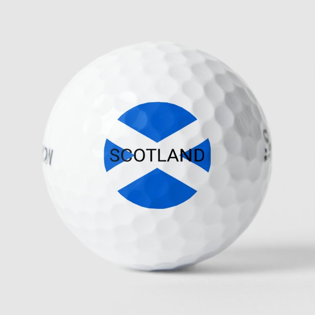 Scotland Flag Scotland ssf gbcnt Golfball (Vorderseite)