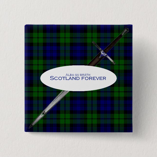 Scotland Forever Alba gu bràth Button (Vorderseite)