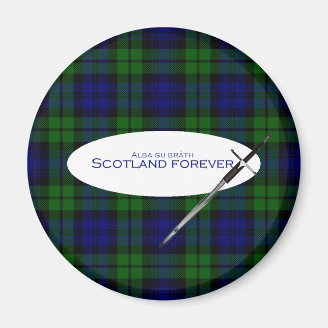 Scotland Forever Alba gu bràth Magnet (Vorne)
