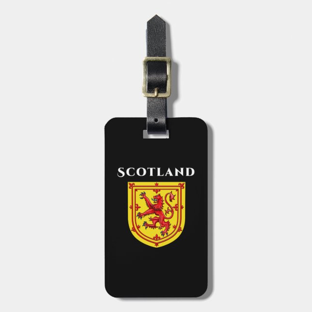 Scotland Lion Rampe Gepäckanhänger (Vorderseite vertikal)