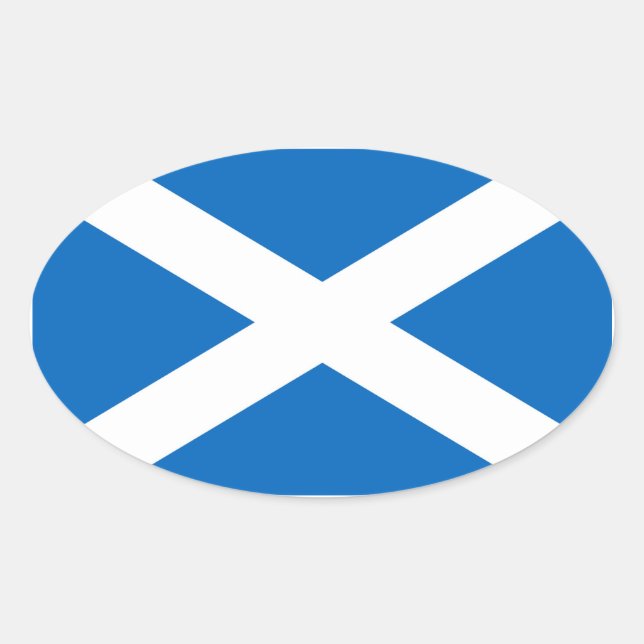SCOTLAND OVALER AUFKLEBER (Vorderseite)