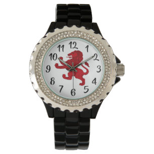 Scotland Rampant Löwe aus der alten schottischen F Armbanduhr