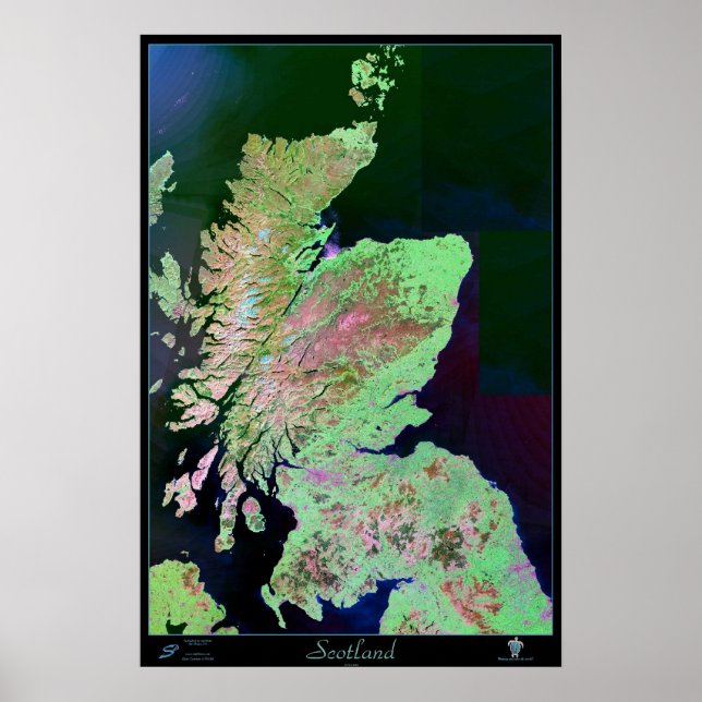 Scotland satellite poster (Vorne)