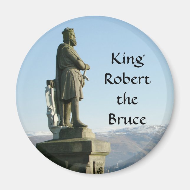Scotland Stirling King Robert the Bruce Magnet (Vorne)