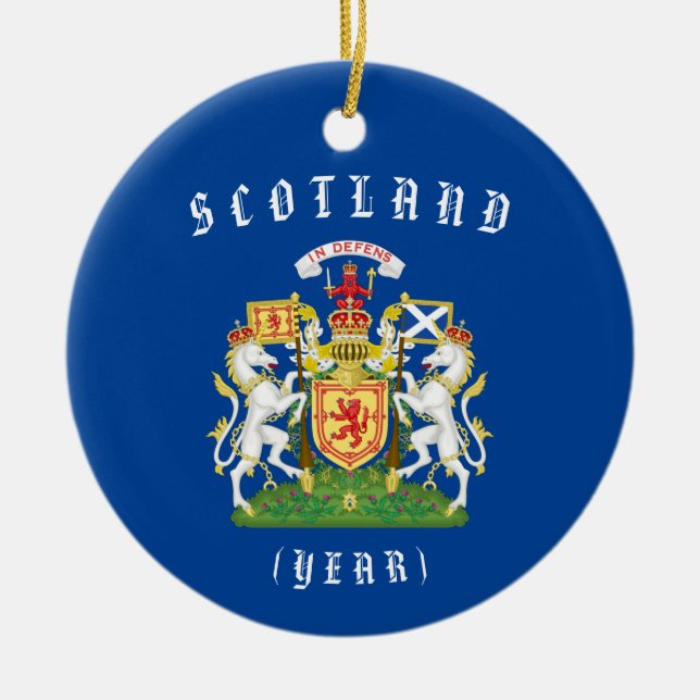 Scotland Trip Christmas Ornament (Vorne)