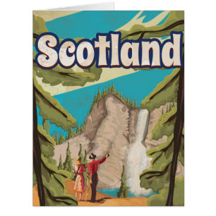 Scotland Vintage Travel Poster