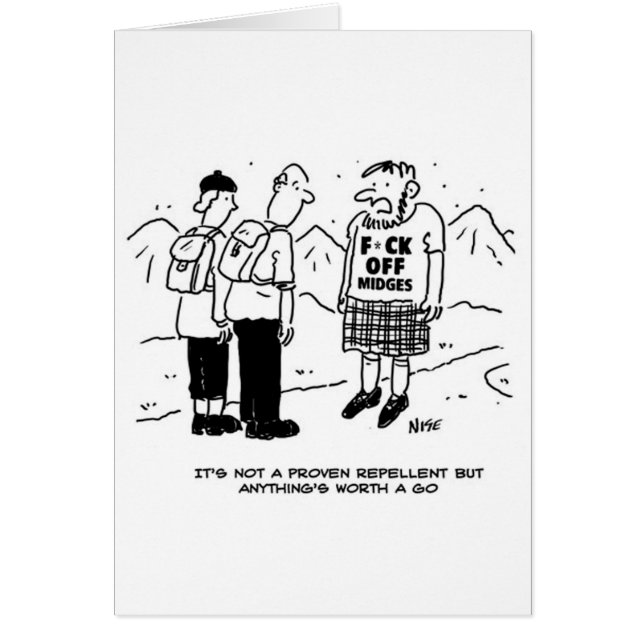 Scotsman hat eine neuartige Methode, Mücken zu rep (Vorne)