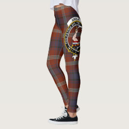 Scotstee Clan Ainslie Ancient Wappen Tartan Women Leggings