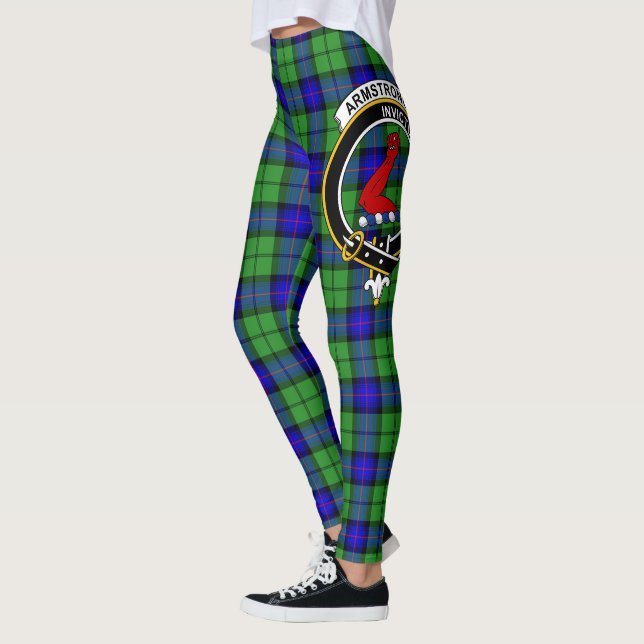 Scotstee Clan Armstrong Jagd Wappen Tartan Women Leggings (Links)