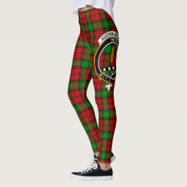 Scotstee Clan Auchinleck Wappen Tartan Women Leggings