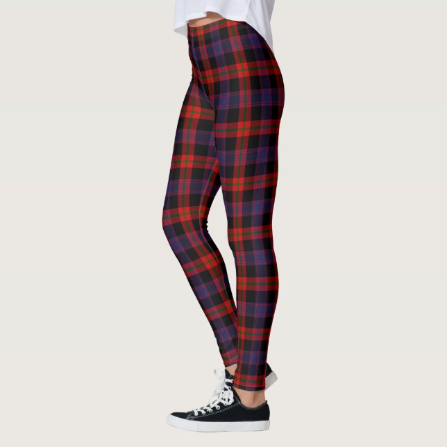Scotstee Clan Broun Tartan Frauen Leggings (Links)