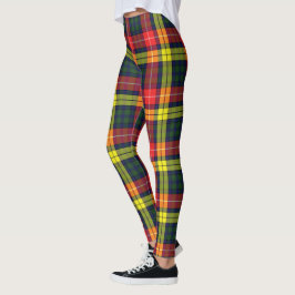 Scotstee Clan Buchanan Modern Tartan Women Legging Leggings