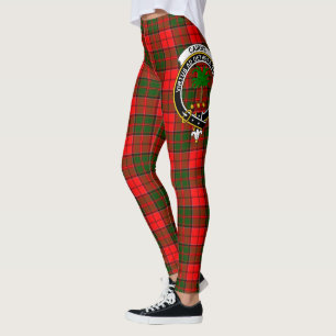 Scotstee Clan Cairns Crest Tartan Femmes Leggings