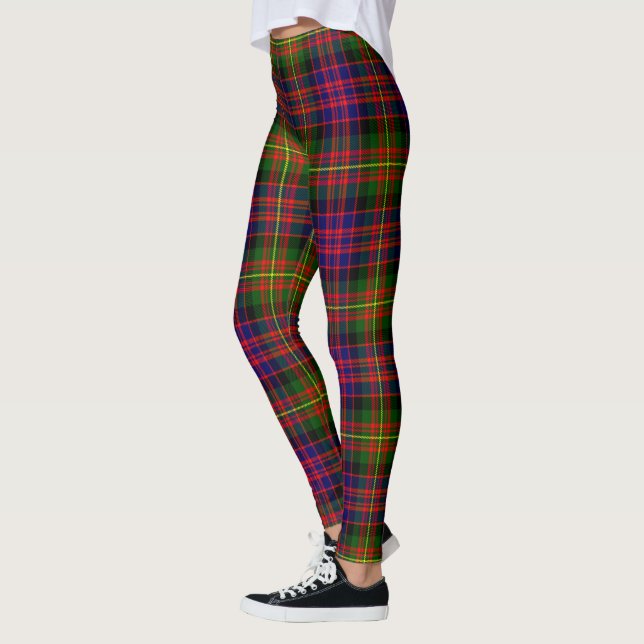 Scotstee Clan Carnegie Modern Tartan Women Legging Leggings (Links)
