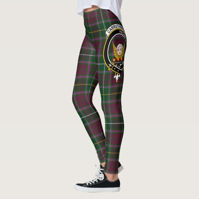 Scotstee Clan Carruthers Wappen Tartan Women Leggings (Links)