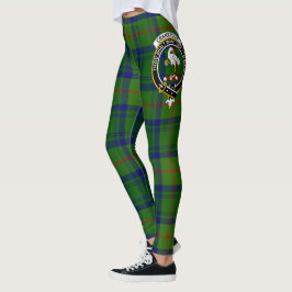 Scotstee Clan Cranstoun Hunting Crest Tartan Women Leggings