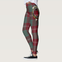 Scotstee Clan Crawford Wappen Tartan Women Legging Leggings