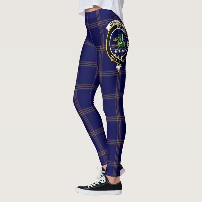 Scotstee Clan Crichton Wappen Tartan Frauen Leggin Leggings (Links)